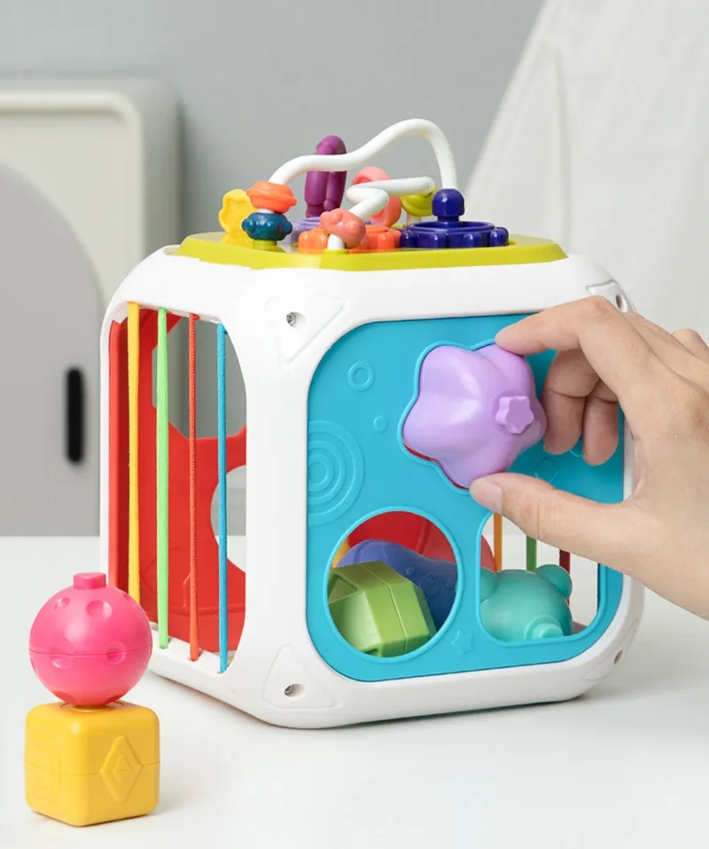 Kostka sensoryczna Montessori 7w1 – zdjęcie 9