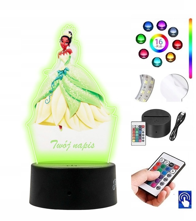 Lampka Na Biurko UV Księżniczka Tiana LED PLEXIDO