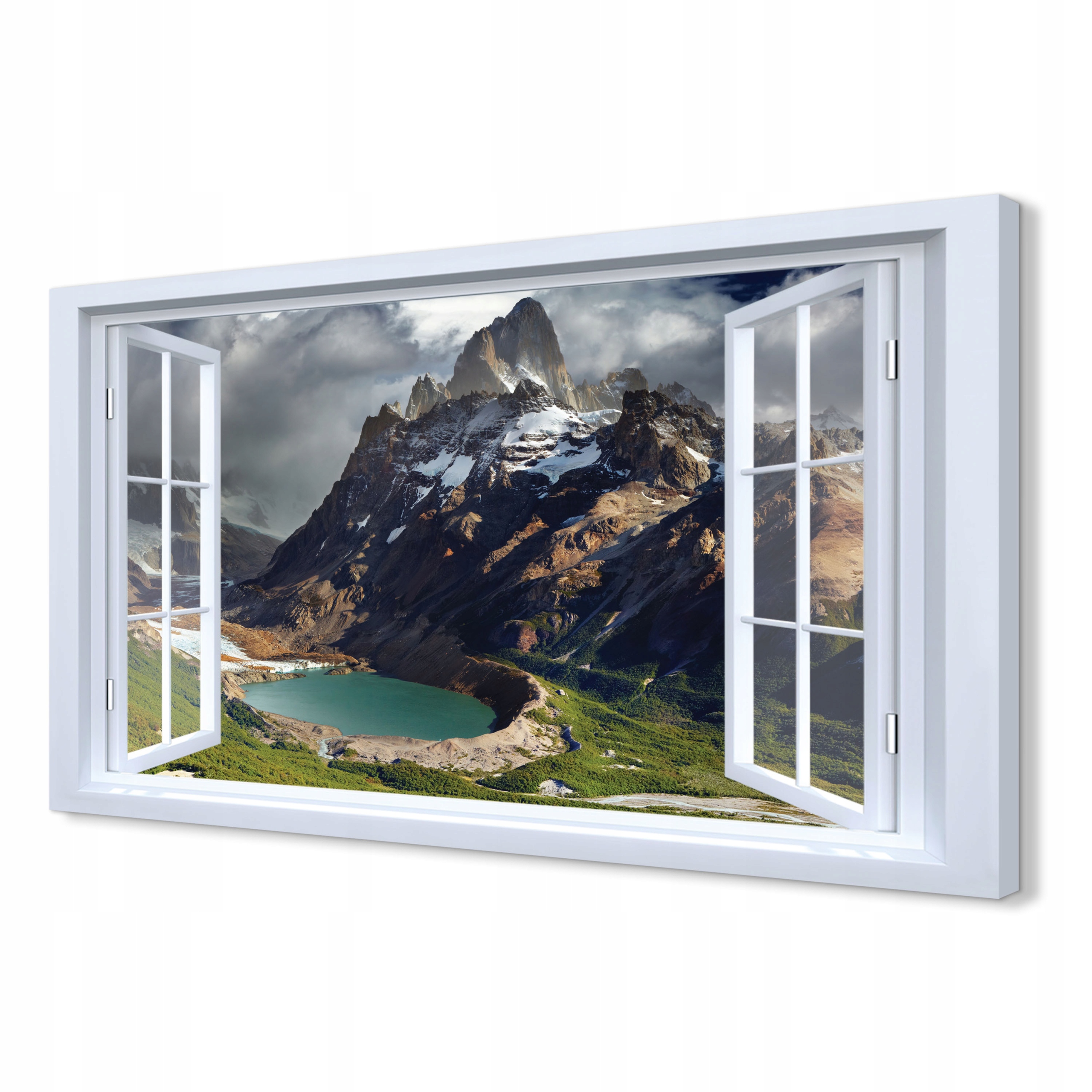 

Fotografia na płótnie 3d Góry Andy jezioro 120x80