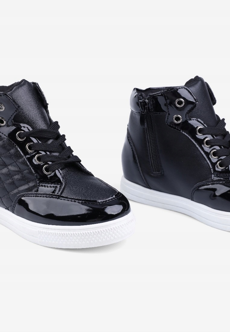 Buty dziecięce botki dziewczynki sneakersy czarne Kod producenta R08D-1s26