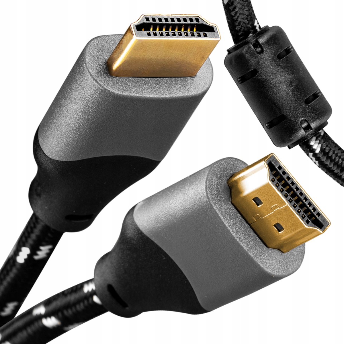 KABEL HDMI 2.0 PRZEWÓD High Speed 4K UHD 3D Z FILTREM 48bit OPLOT MIEDŹ 3M