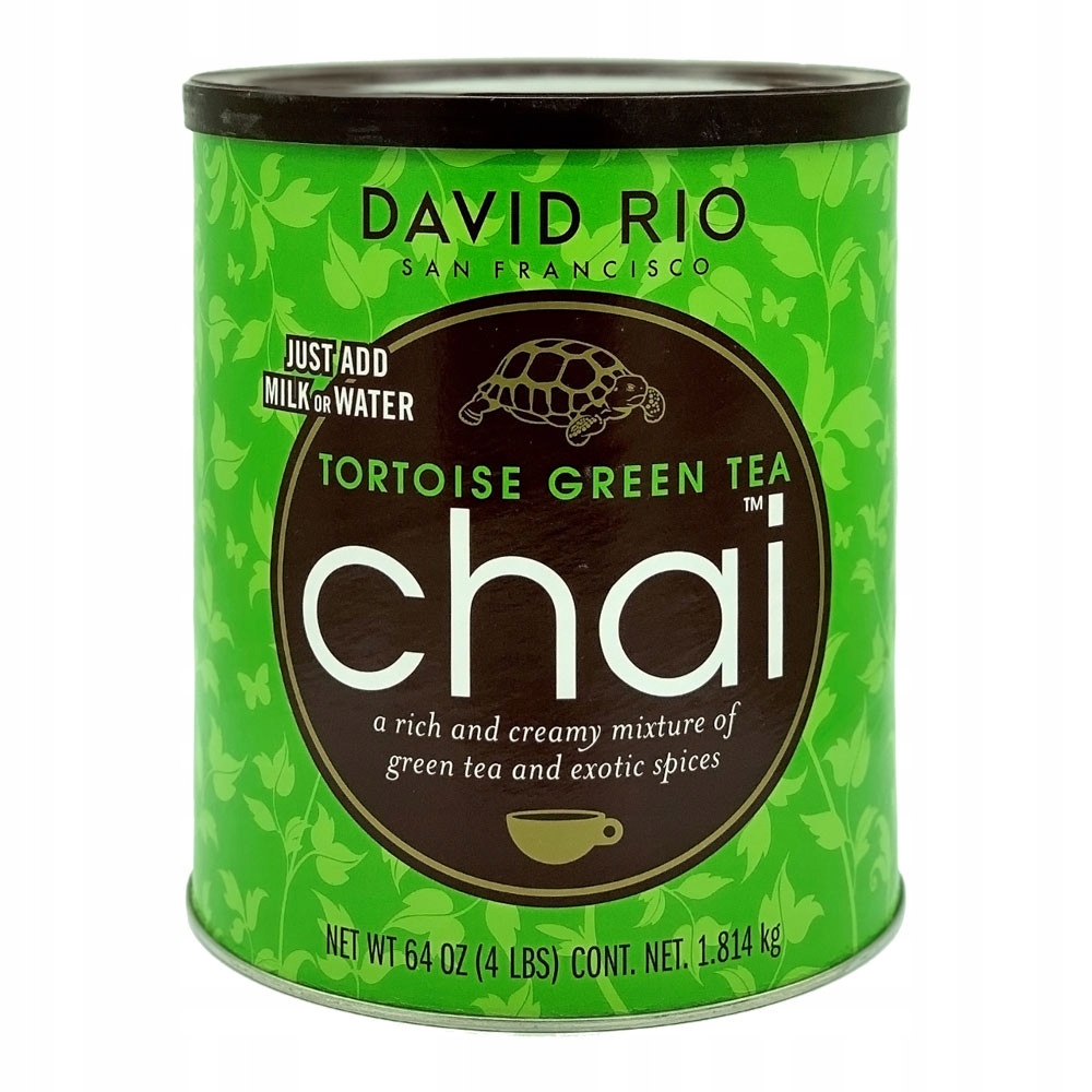 David Rio Tortoise Green Tea Chai Herbata instant w proszku 1814g