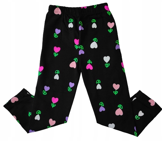 

Legginsy, getry dziewczęce serca, serduszka 128