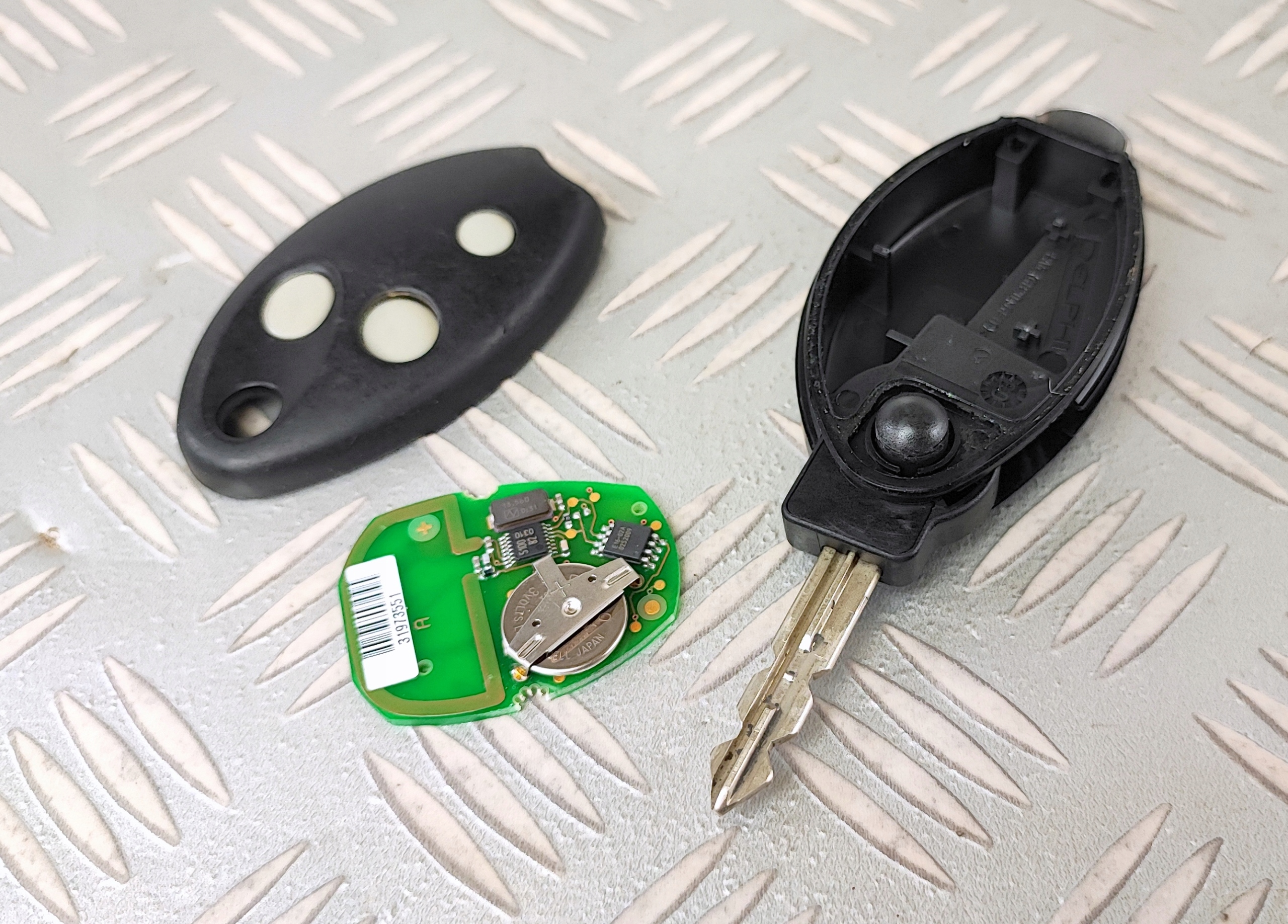 kluczyk pilot scyzoryk elektronika CITROEN C8 3 PRZYCISKI Producent części Citroen OE