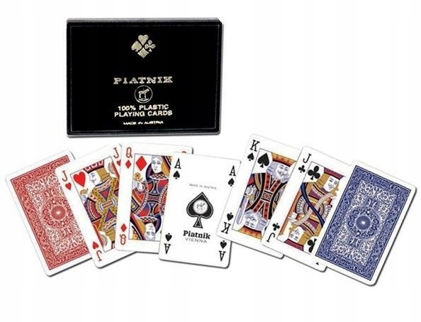 Towarzyska KARCIANKA Ciekawa WCIĄGAJĄCA Rozgrywka PLASTIKOWE Piatnik FAJNE