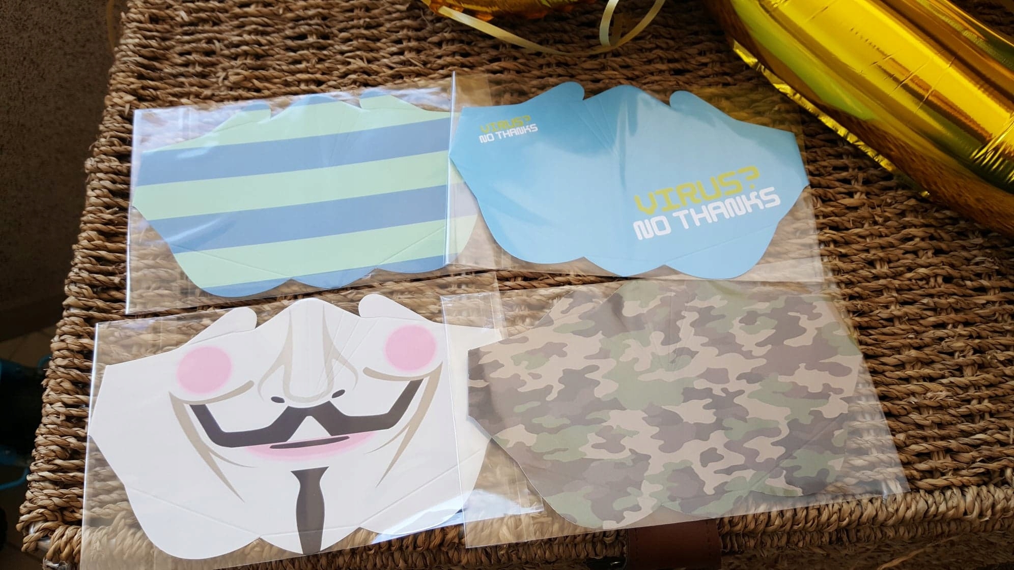 MASKA NA TWARZ MASECZKA OCHRONNA POLSKA 1 SZTUKA Model MSRM