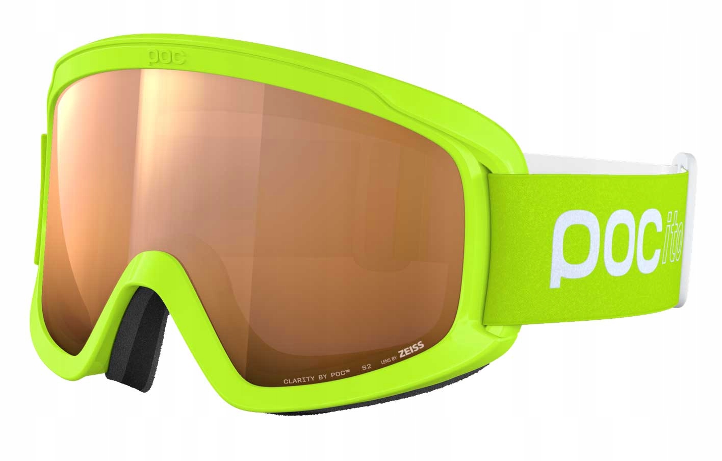 Juniorské brýle Poc POCito Opsin Fluorescent Yellow/Green S2