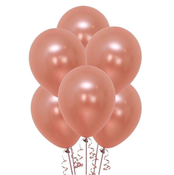 

Balony urodziny ślub rose gold metalik 6szt.