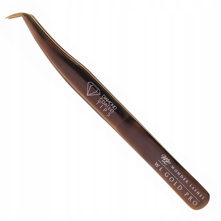 Pinzeta na řasy Gold Pro Swan Diamond Wonder Lashes
