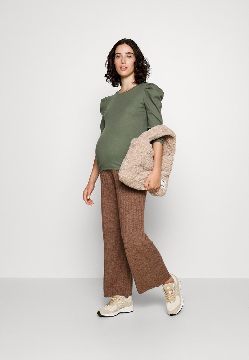 Spodnie ciążowe materiałowe proste Vero Moda Maternity L Marka Vero Moda