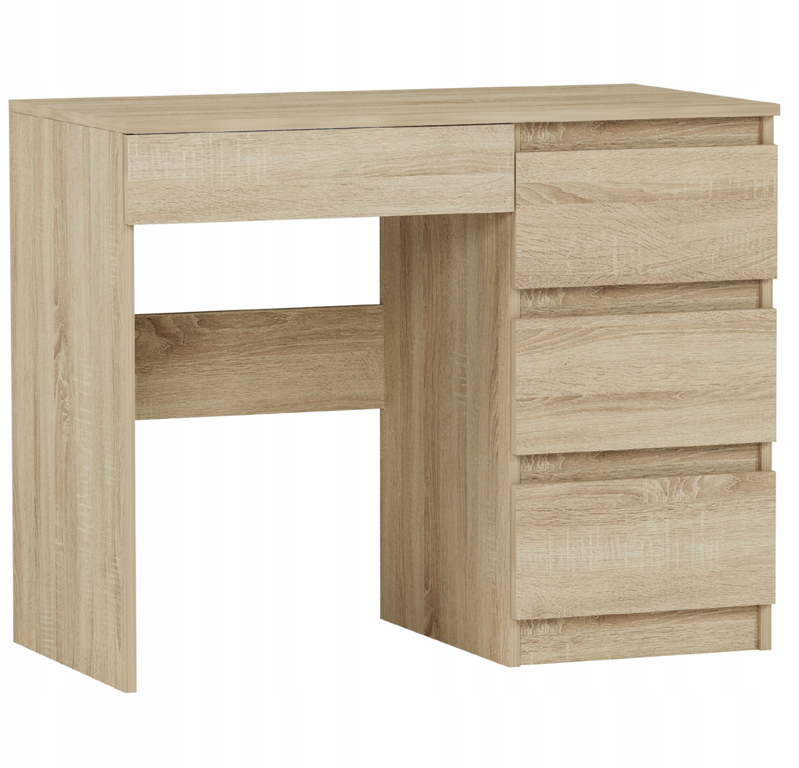 Meble Biurko komputerowe stolik 90cm sonoma N34