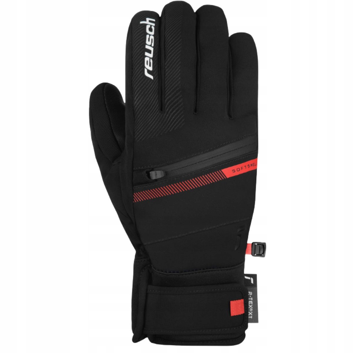 Rękawice Reusch Steve R-tex Xt Black Fluo Red 7787 2026 7.5.