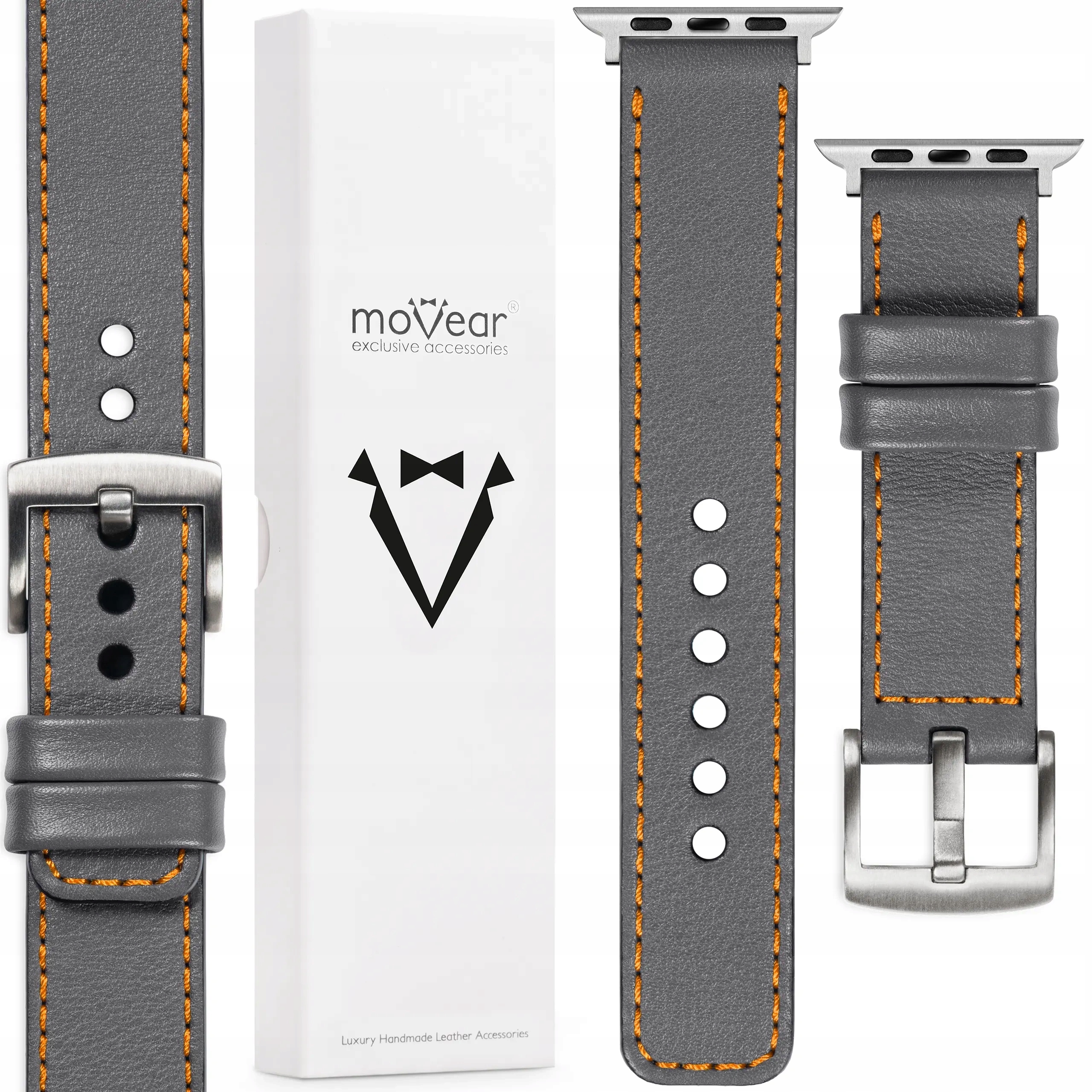 Kožený řemínek pro Apple Watch 10 9 8 7 6 52 1 Se Ultra Premium