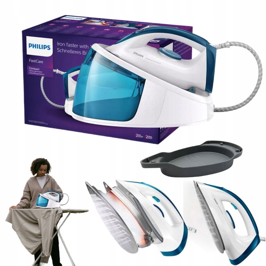 STACJA PAROWA GENERATOR PARY ŻELAZKO Z GENERATOREM PARY 2400W FASTCARE