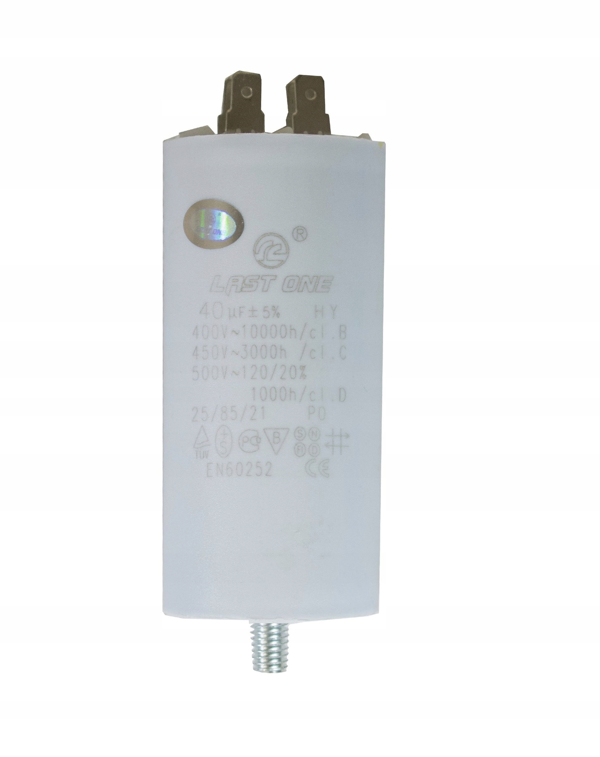 

Kondensator rozruchowy do silników 40uF Mf 450v