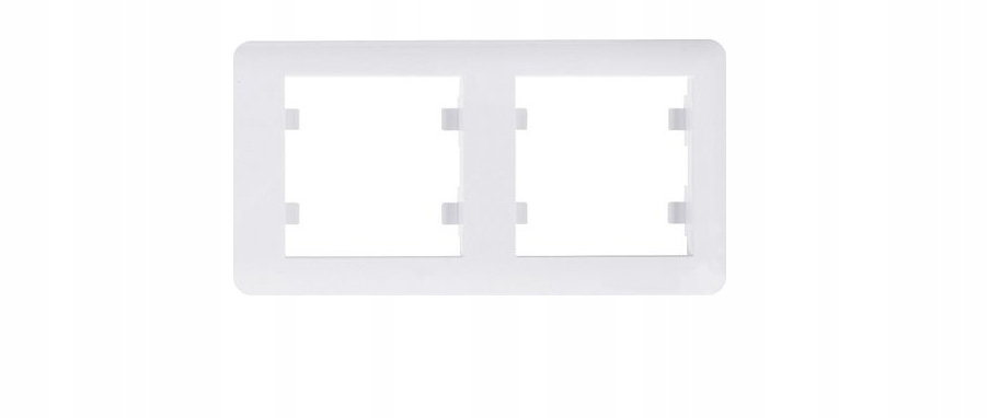 

Hager LUMINA2 Ramka podwójna biała WL5220