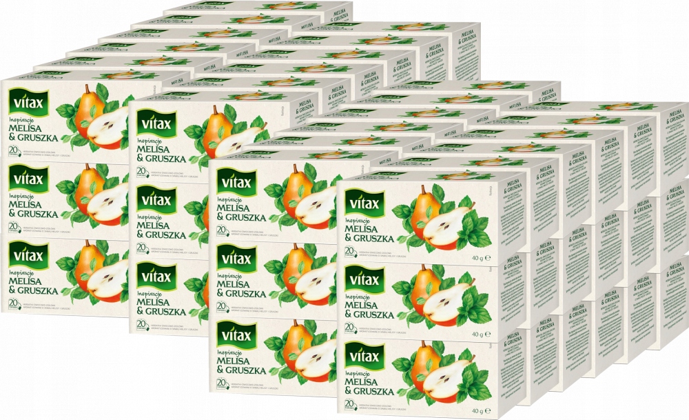 Vitax Melisa Gruszka Herbata 20tb Herbata ekspresowa x72