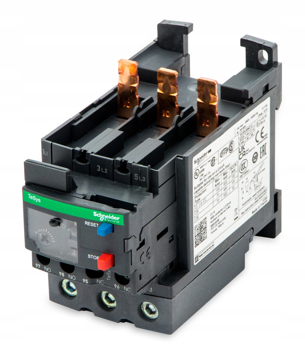 Przekaźnik termiczny 37-50A, LRD350, Schneider