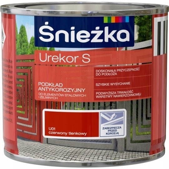 

Śnieżka Urekor S 0,2L Antykorozyjny Czerwony Tlen.