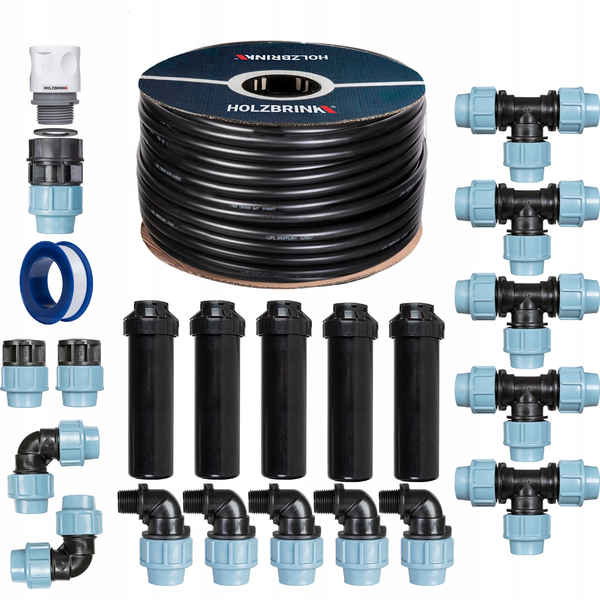 

20 m nawodnienie trawy zestaw zraszacze wynurzalne