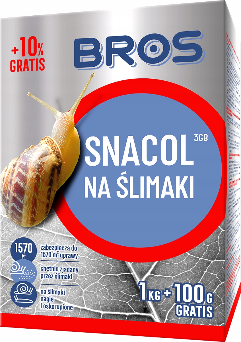 

Bros Snacol Granulat, trutka środek na ślimaki 1kg
