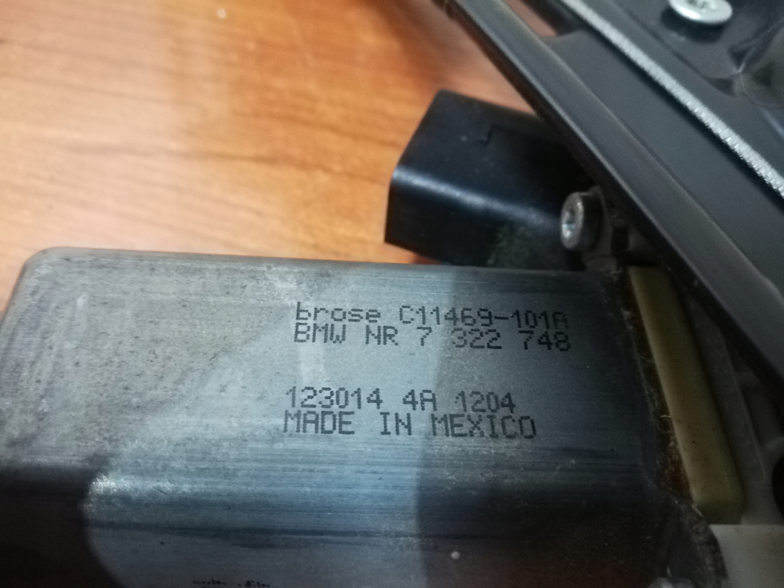 window regulator rear part right BMW X6 F16 F86