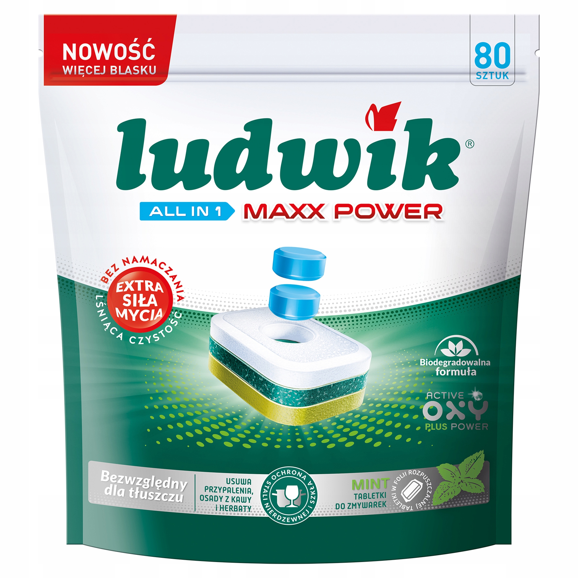 

Ludwik Tabletki Do Zmywarek All In 1 Maxx Mint
