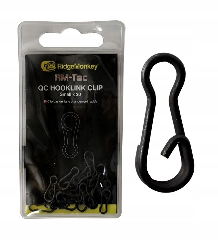 RidgeMonkey Qc Hooklink Clip Small 20szt.