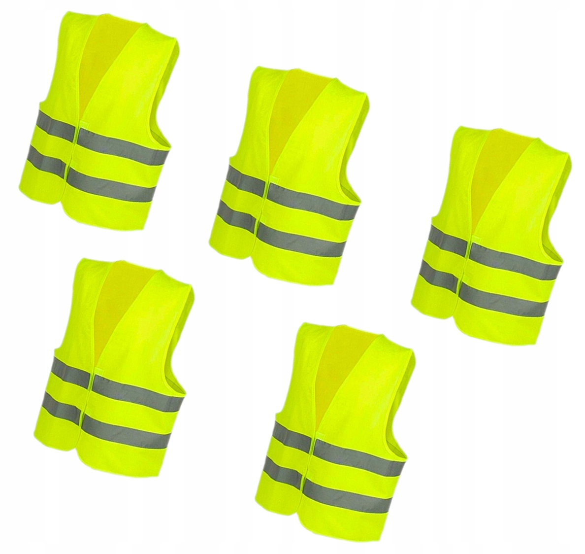 Светоотражающий жилет предупреждение желтый желтый 5шт