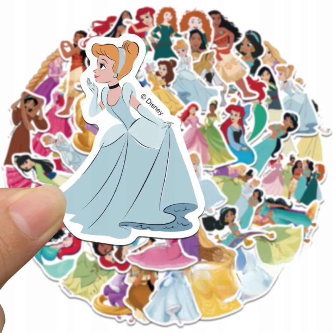 NAKLEJKI Księżniczki MIX 50 szt Kod producenta Księżniczki