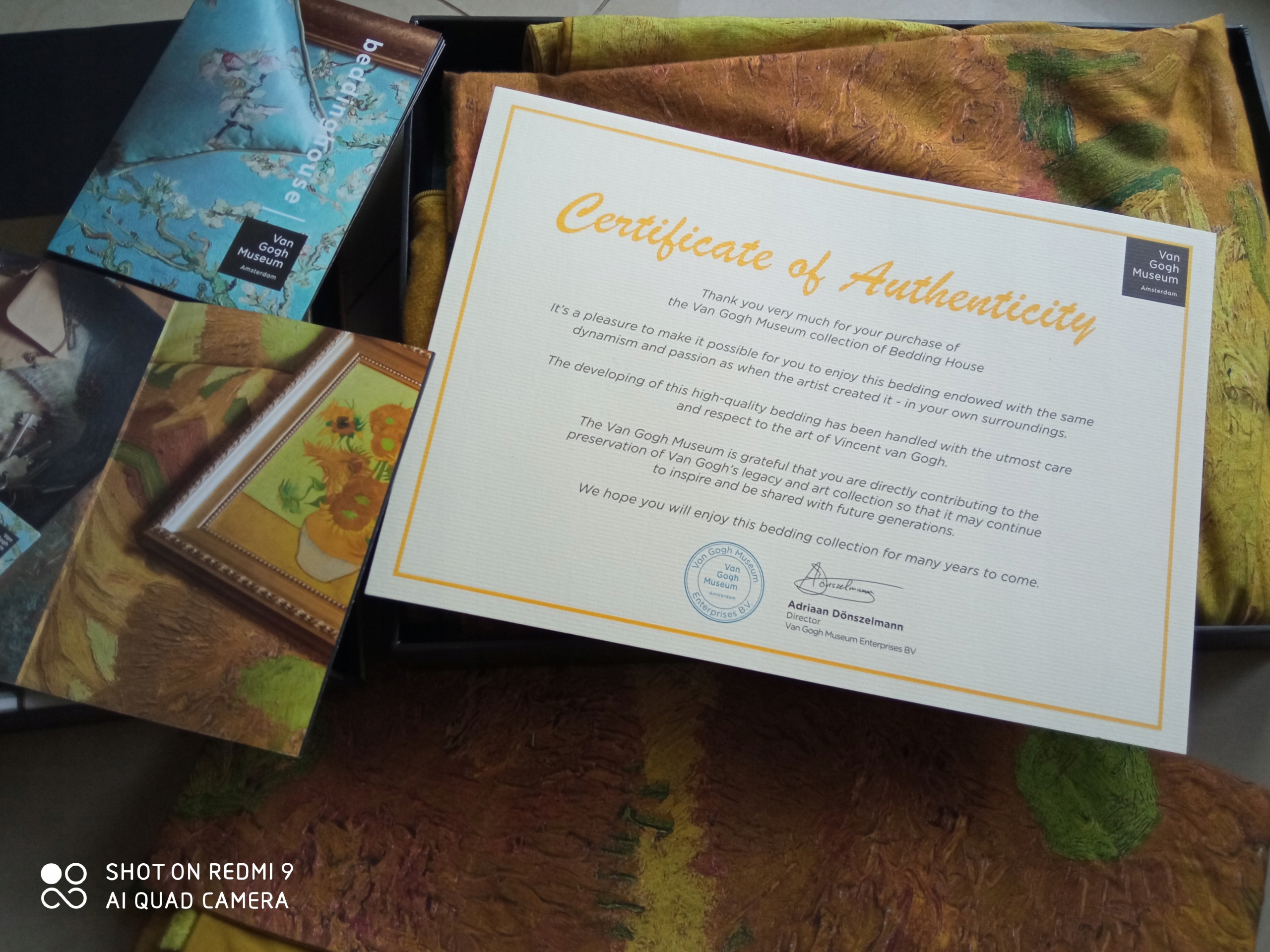 Van Gogh Słoneczniki Pościel 135x200+ 80x80cm cudo Szerokość poszewki na kołdrę 135 cm