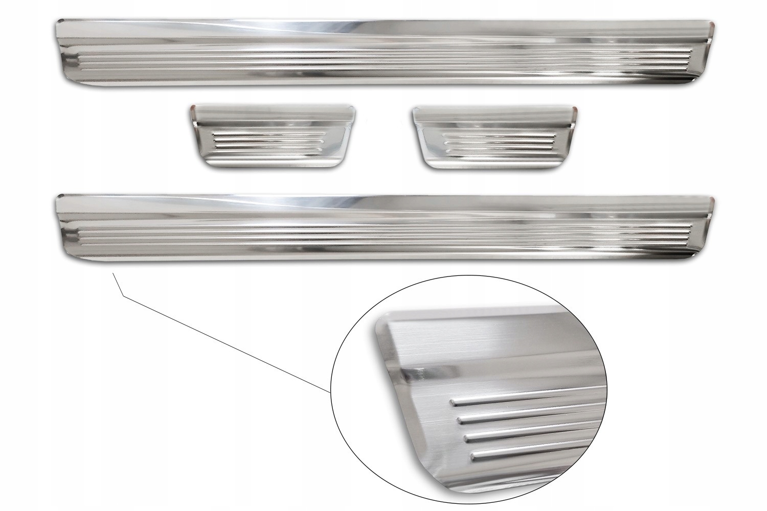 NISSAN MICRA V NAKŁADKI PROGOWE LISTWY NA PROGI STALOWE