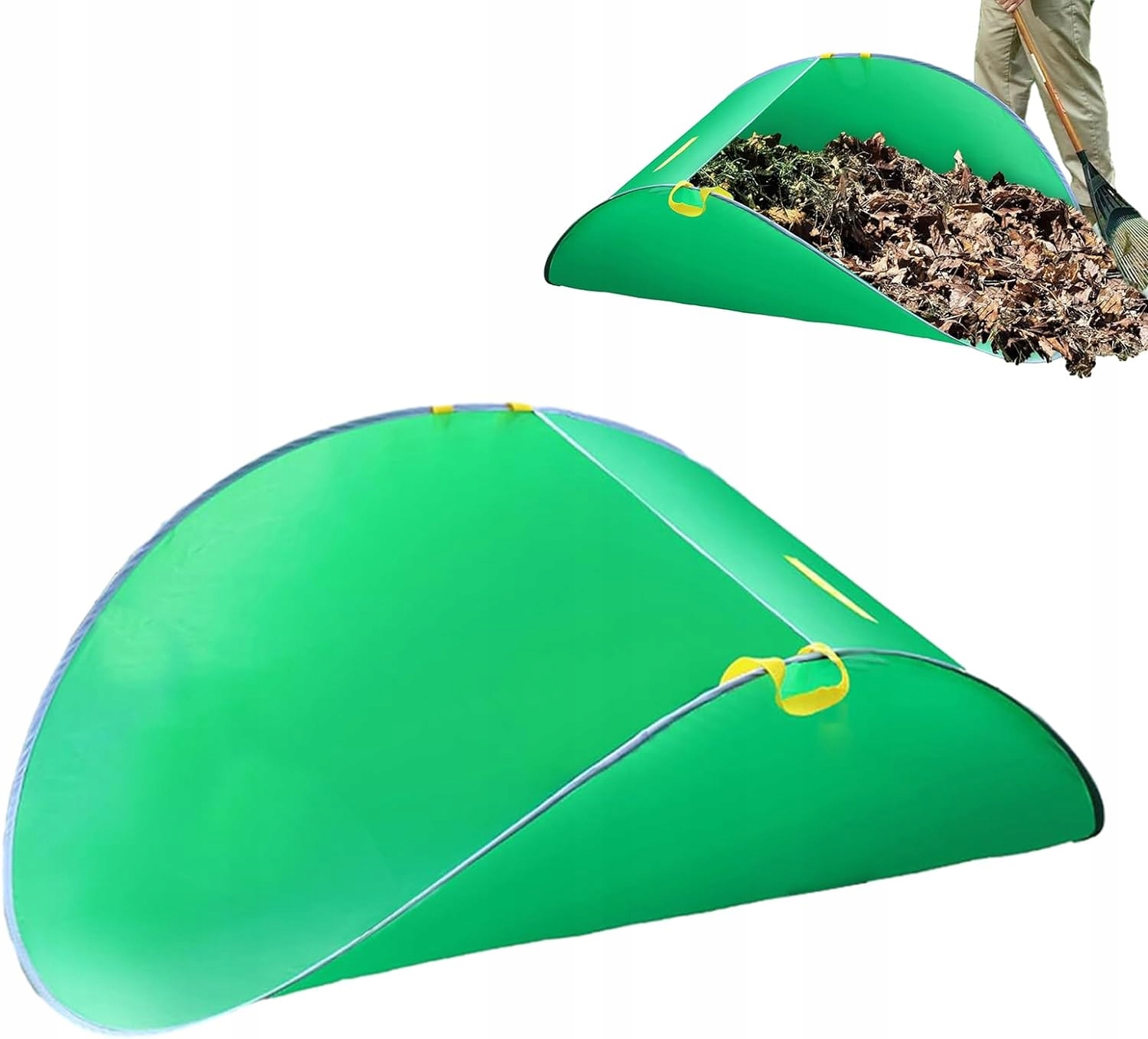 SKŁADANE KOSZ TORBA OGRODOWA NA LIŚCIE TRAWE PRZENOŚNY ZBIERACZ LIŚCI Typ torba na liście