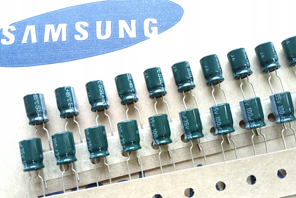 [20szt] Kondensator Samsung Ssl 100uF 35V Ø8x12mm