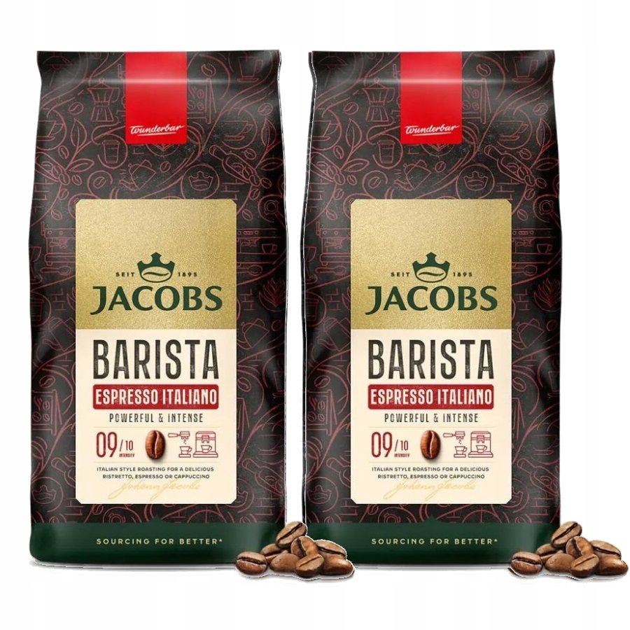 Levně Káva zrnková Jacobs Barista Espresso Italiano 2x1 kg