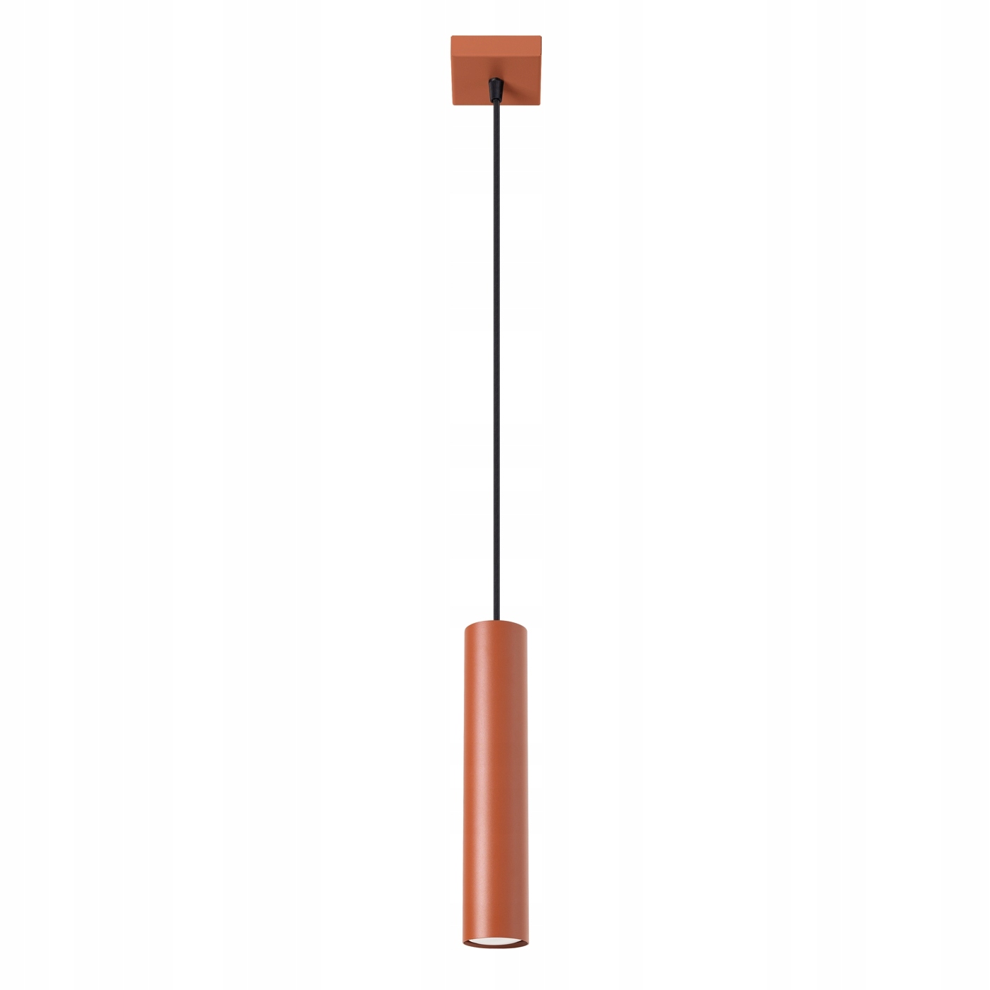 Závěsná lampa Lagos 1 okrová červená