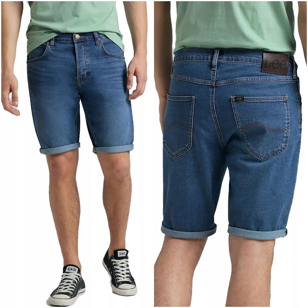 

Lee 5 Pkt Męskie Szorty Krótkie Spodenki Jeans W36