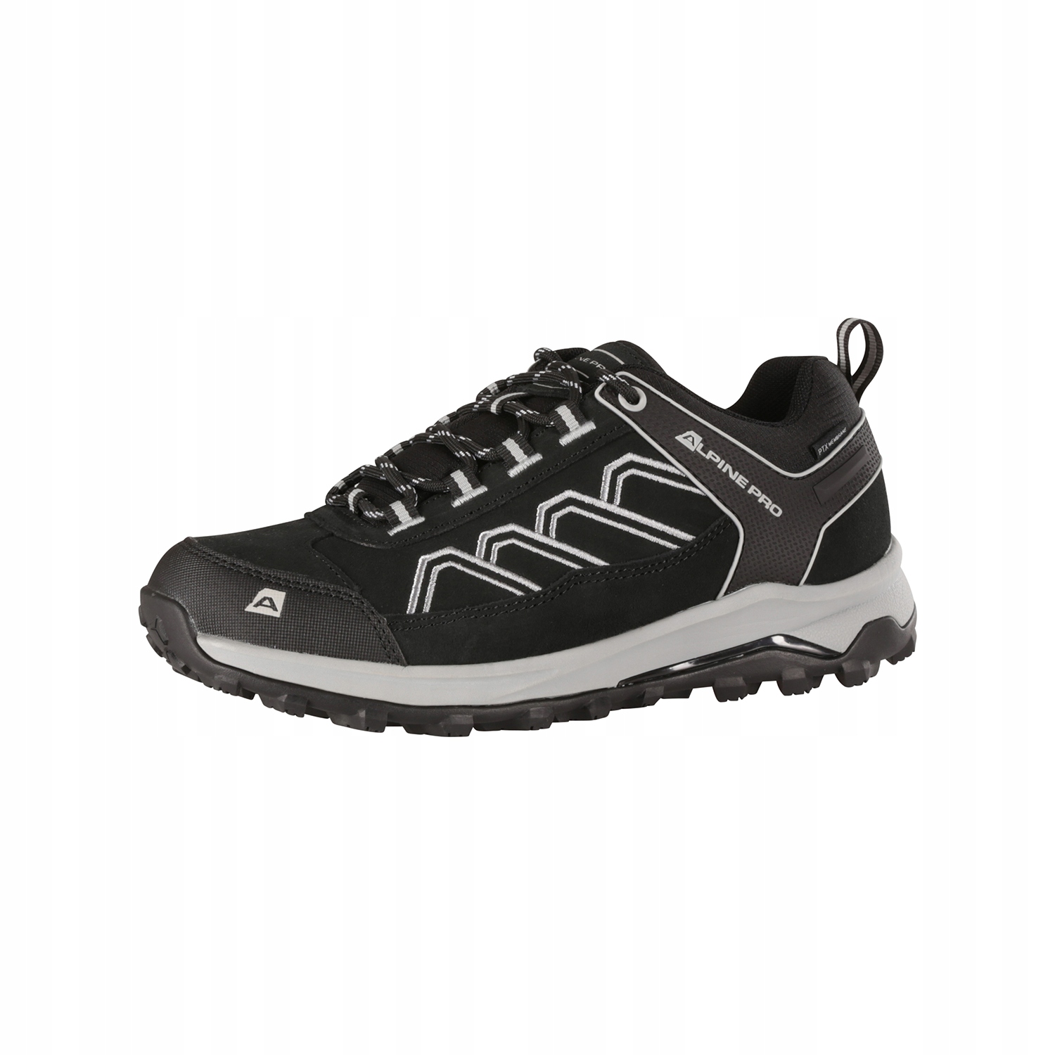 Alpine Pro buty turystyczne wodoodporne niskie Gimie czarny r.45
