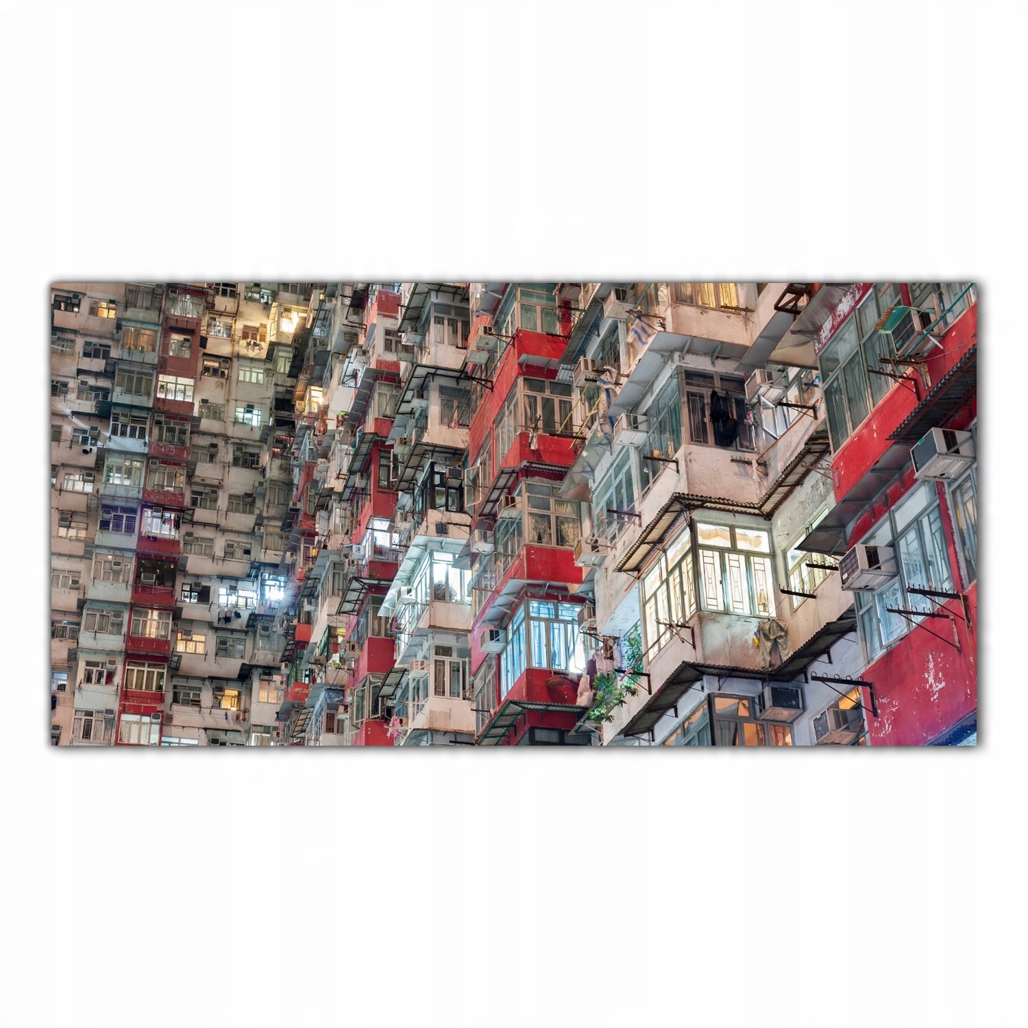 

Obraz na szkle Foto Hong Kong Apartamenty 120x60