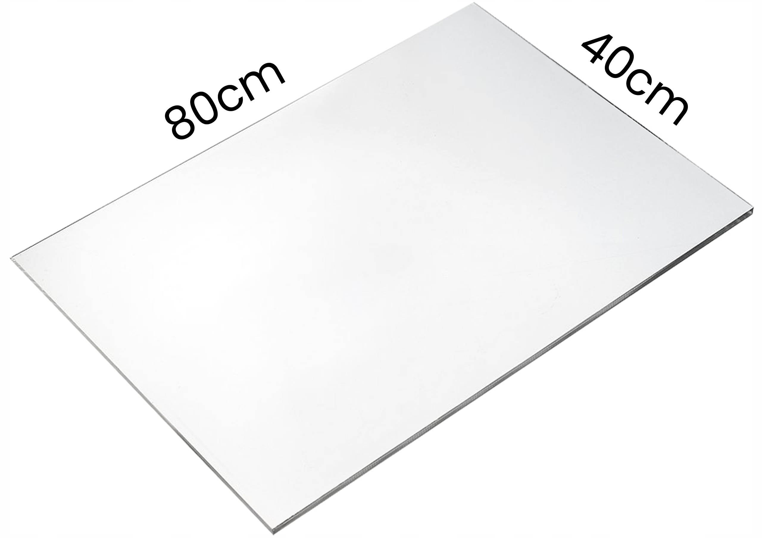 PLEXI / PLEKSI / PLEKSA / PLEXA - 80x40 cm - 3mm Kod producenta 9789877685