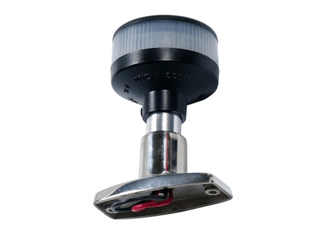 Lampa 10 cm bílá (nerezová) Led jachtová