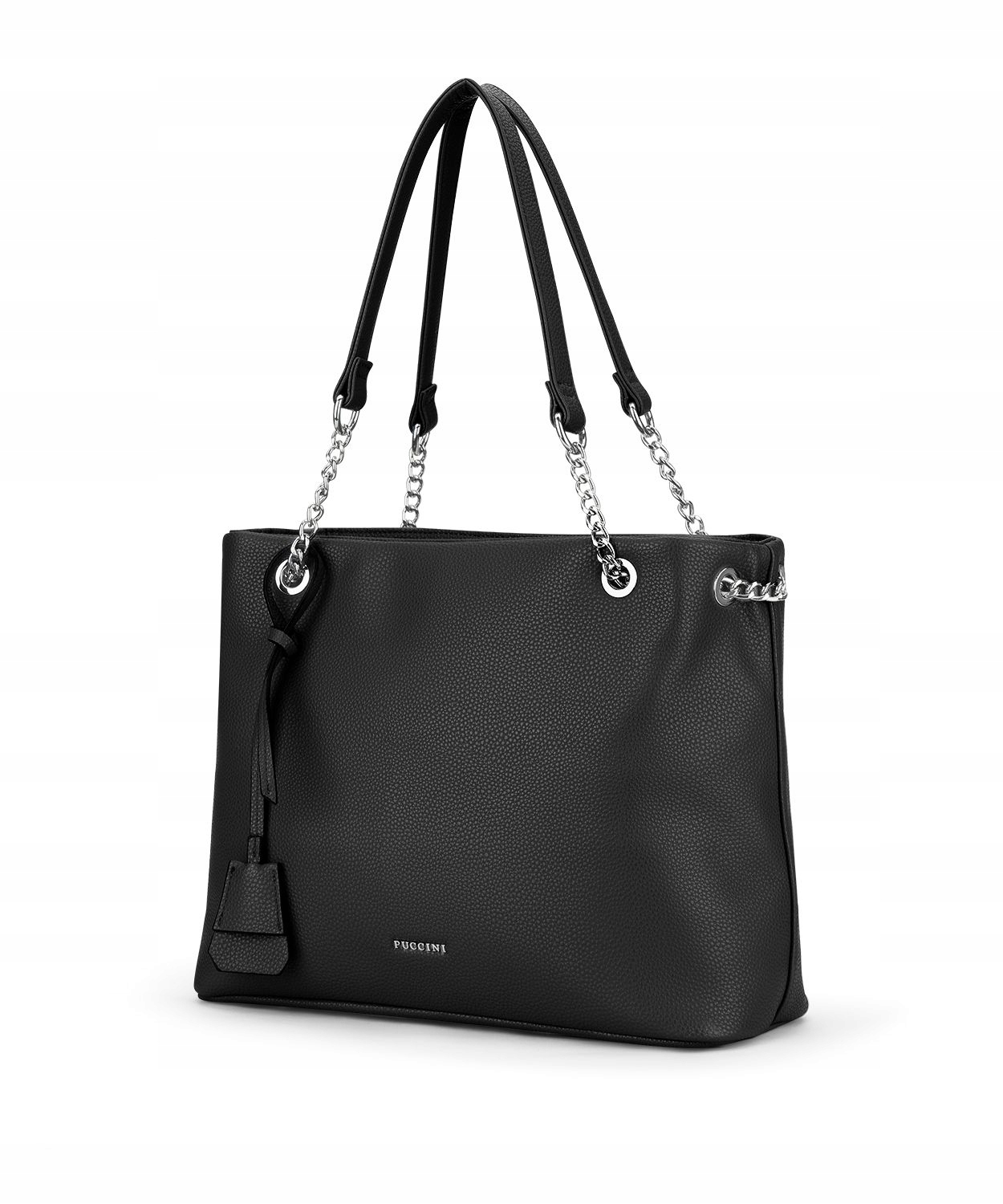Dámská velká nákupní taška přes rameno A4 Puccini černá BK2241229S-1