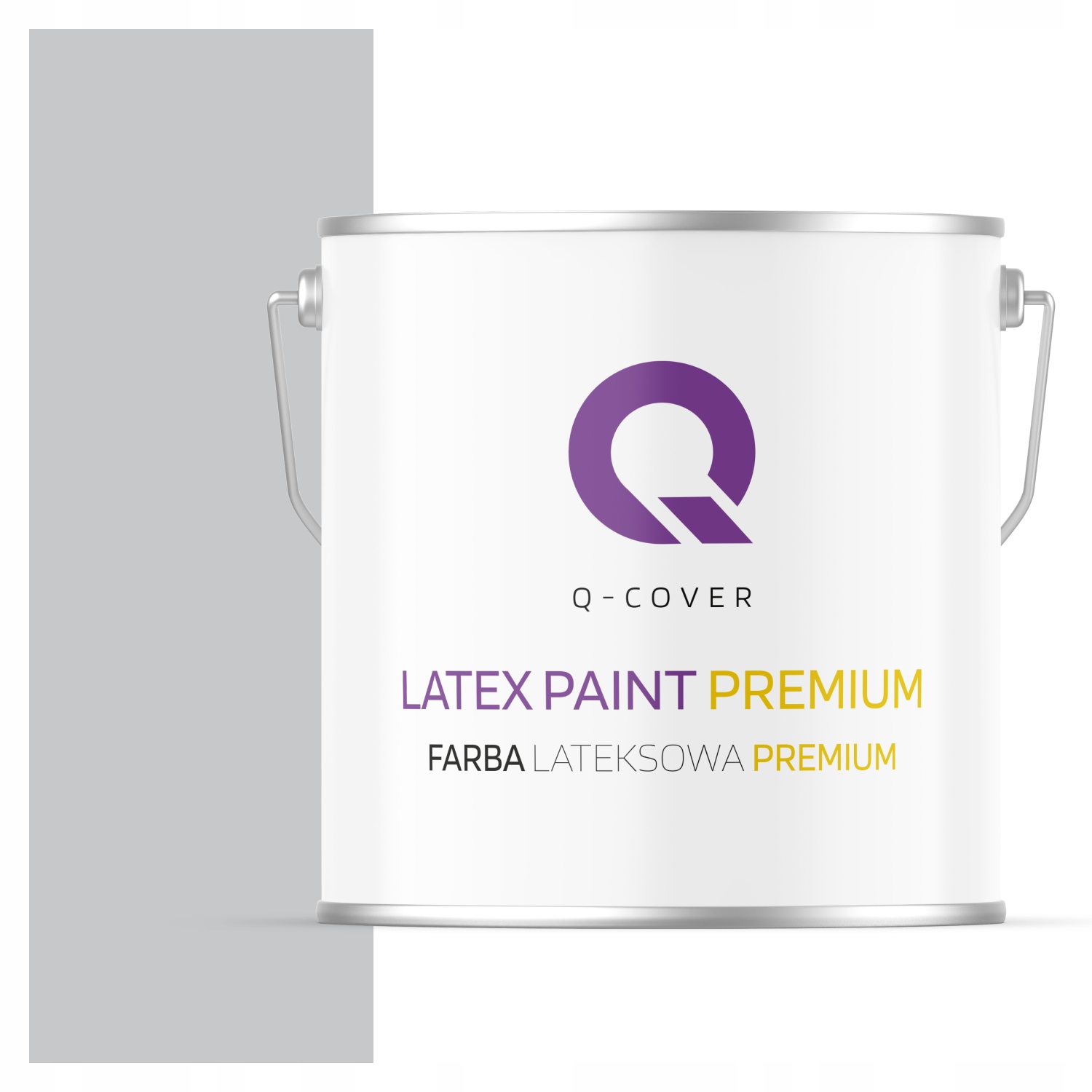 Farba Zmywalna Plamoodporna Ścienna Kolor Szary Jasny H1061 Mat 5L