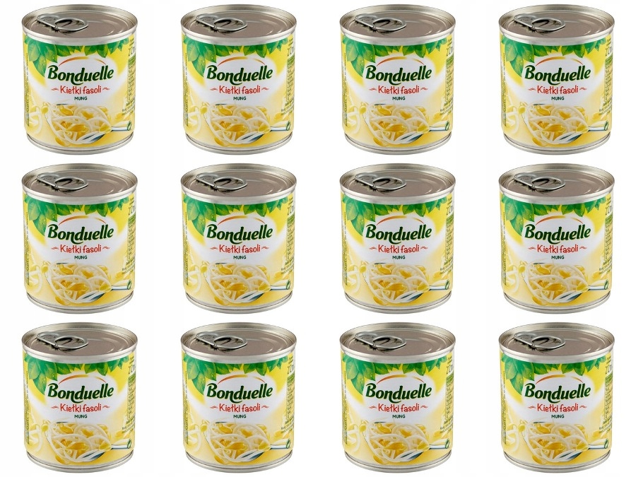 Levně 12 x 200 g Bonduelle Klíčky fazolí Mung Zwrzewka