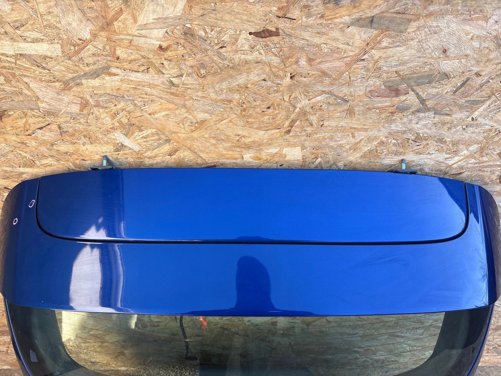 complete trunk door boot rear part Ford Fiesta MK7 VII blue