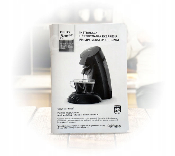 

Instrukcja po polsku do Philips Senseo Original