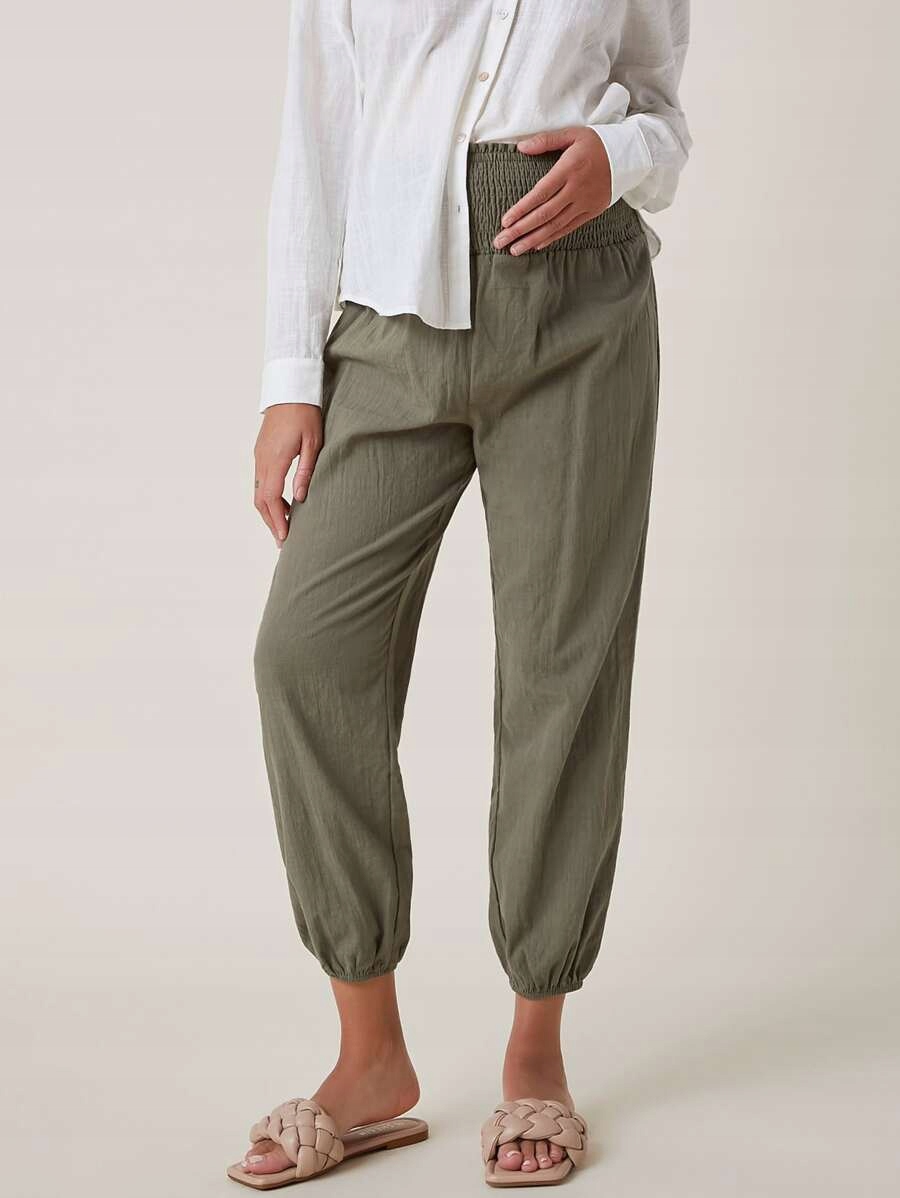 SHEIN KRÓTKIE CIĄŻOWE SPODNIE R. 38 U131092