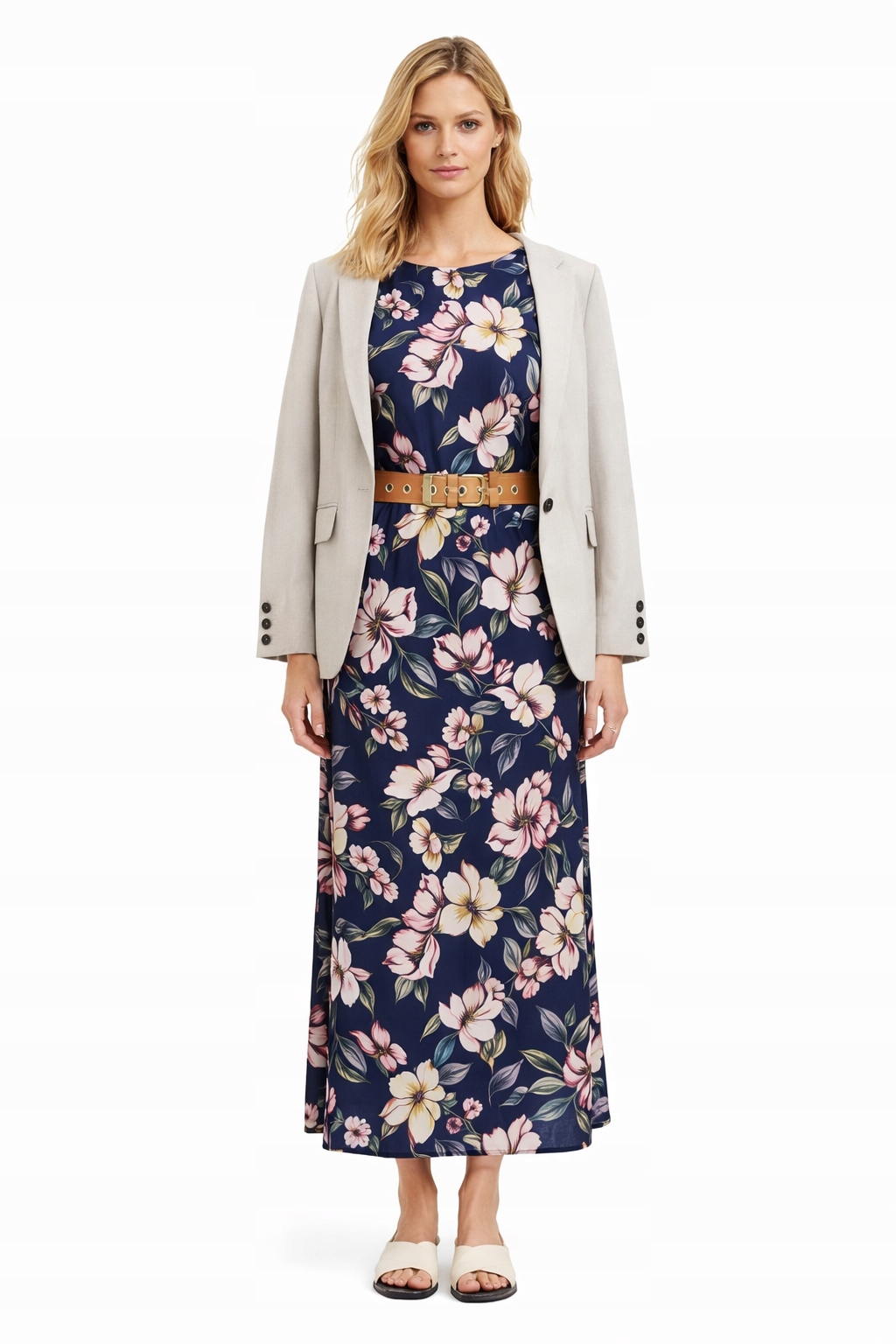 Dlouhá Šaty S Rozparkem Na Boku M 1I4A