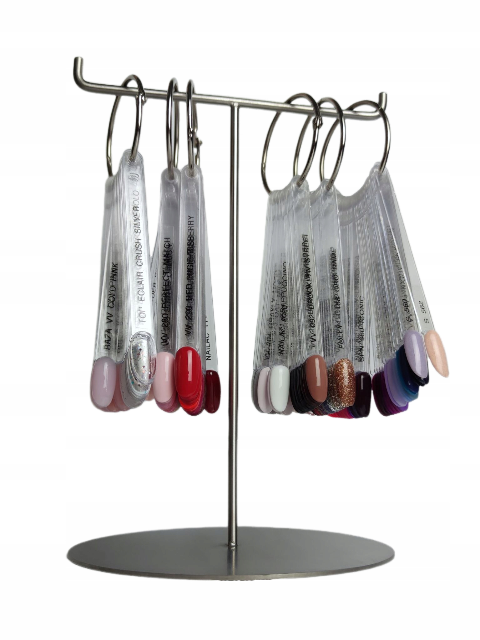 Stojan na vzorníky barev nehtů