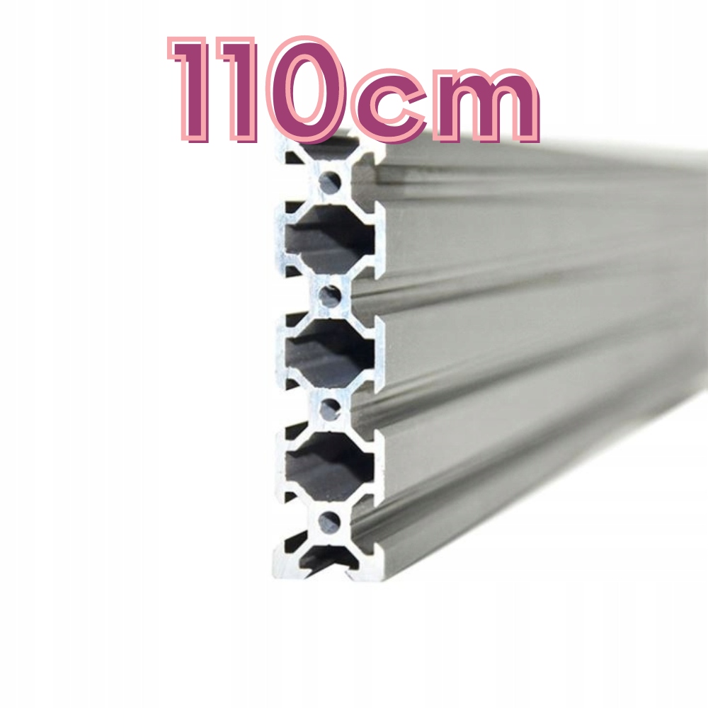 Hliníkový profil V-Slot 20x80x110 cm (stříbrný)